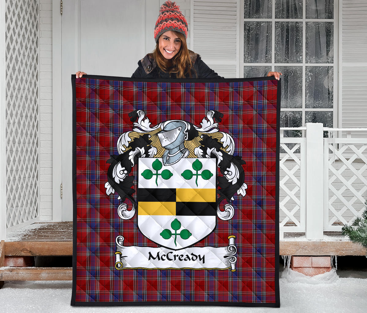 McCready Tartan Crest Quilt - SP