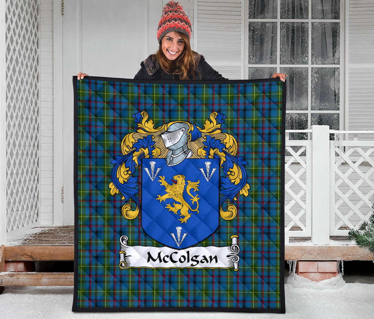 McColgan Tartan Crest Quilt