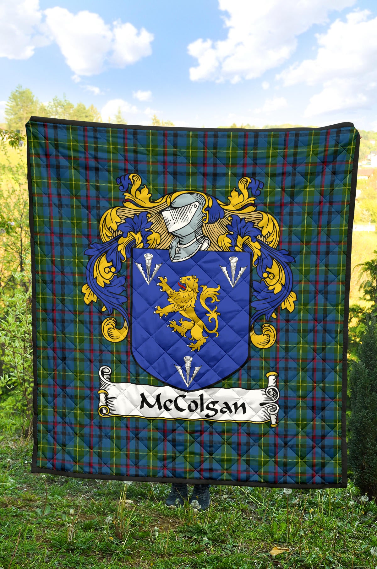 McColgan Tartan Crest Quilt