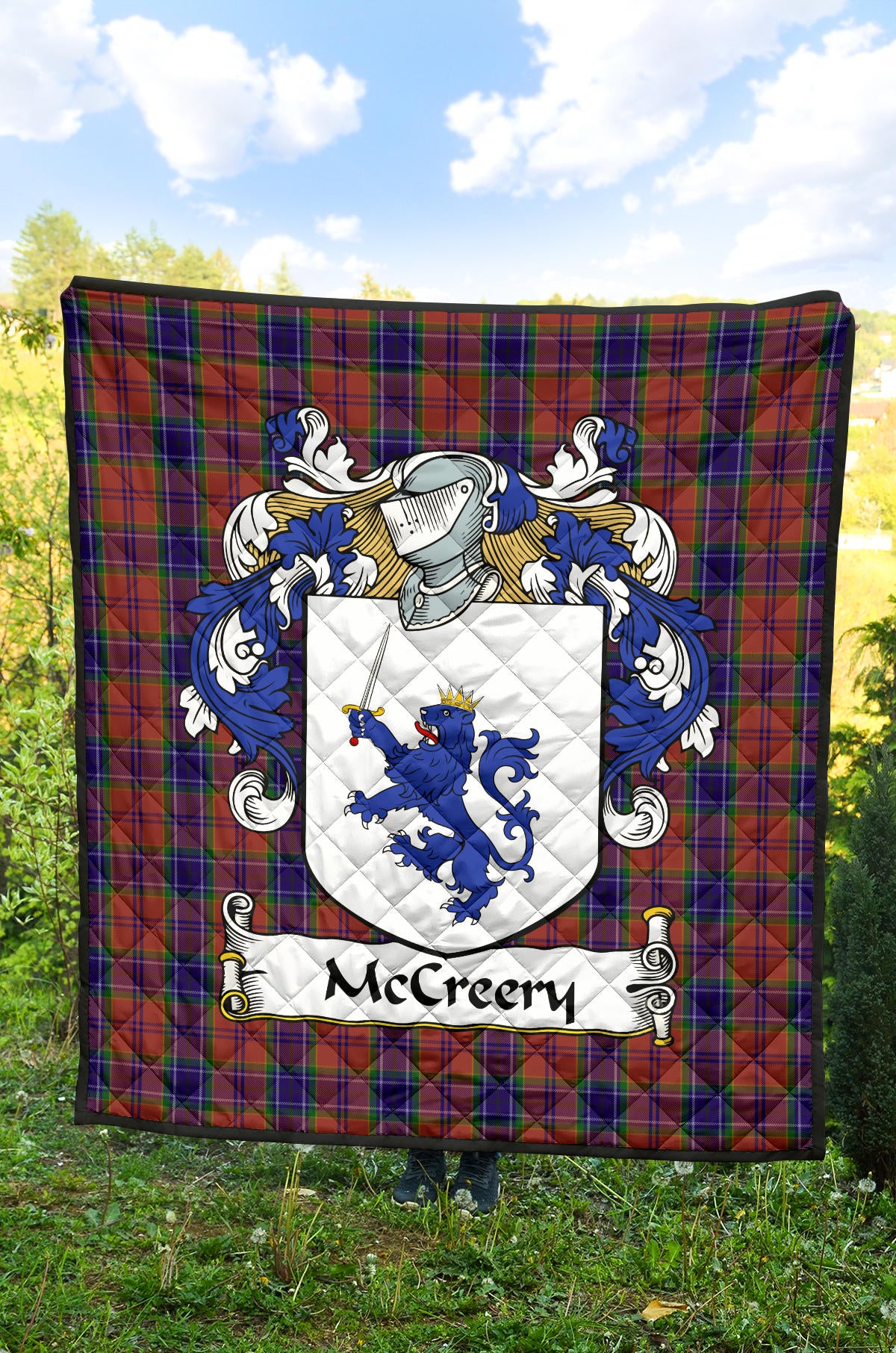 McCreery Tartan Crest Quilt - SP