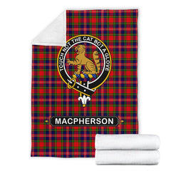 MacPherson (Chief) Family Tartan Crest Blankets