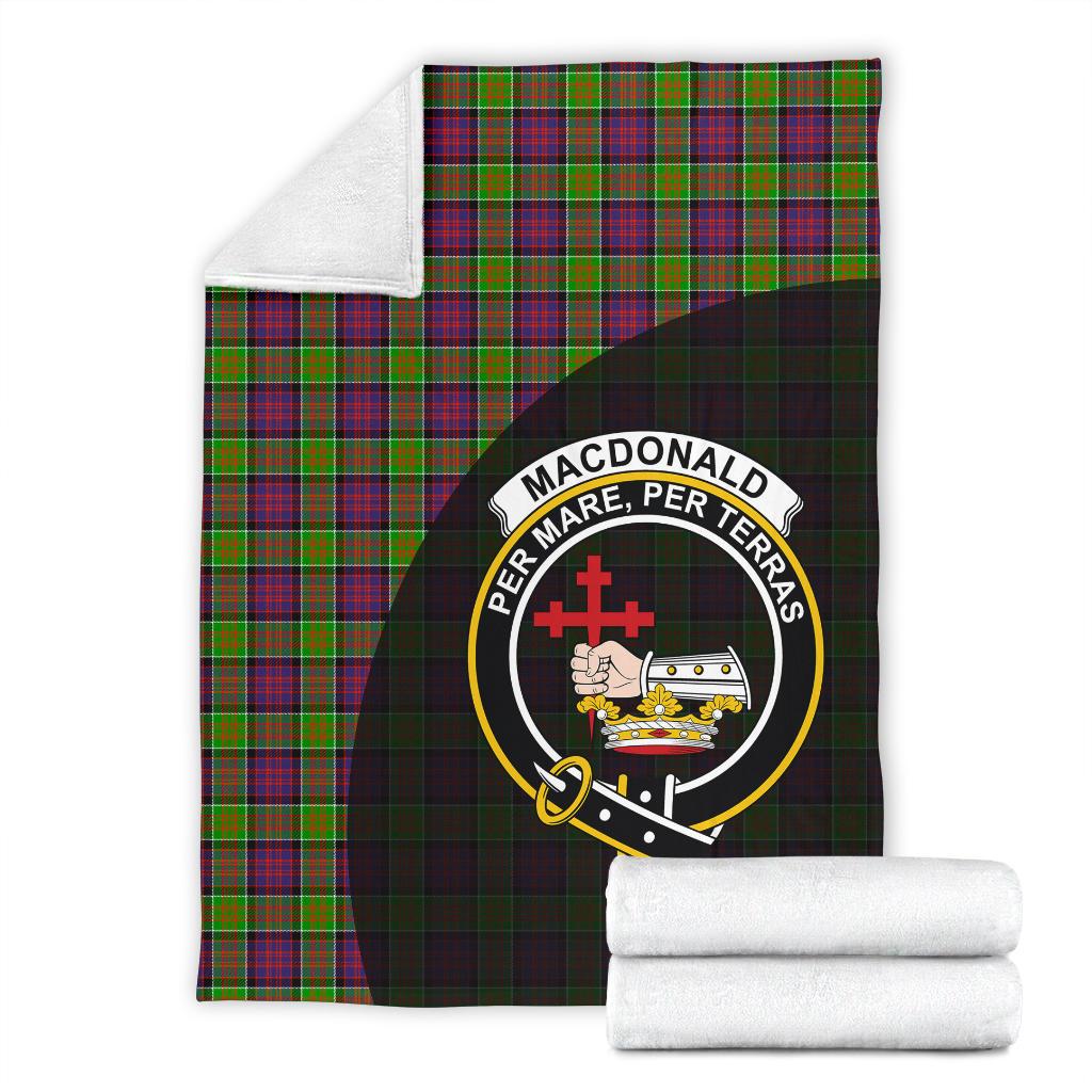 MacDonald of Clanranald Family Tartan Crest Blanket