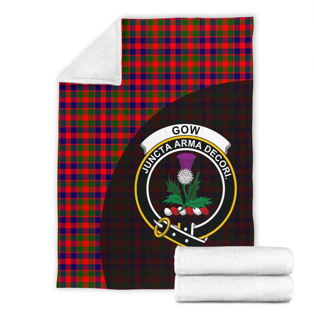 Gow Modern Tartan Crest Blankets
