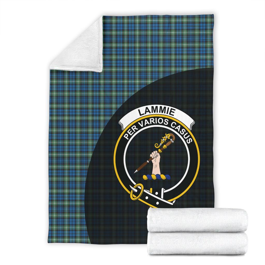 Lamont Ancient Tartan Crest Blanket Wave Style