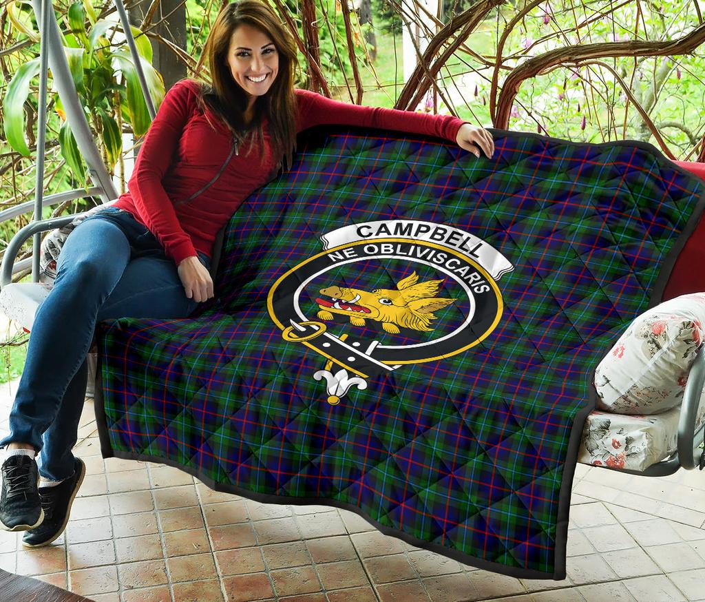 Campbell of Cawdor Family Modern Tartan Quilt
