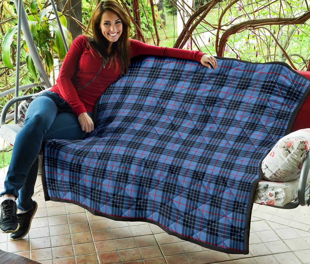 MacKay Blue Tartan Quilt