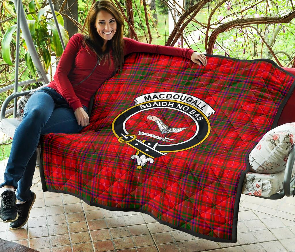 Macdougall Family Modern Tartan Quilt