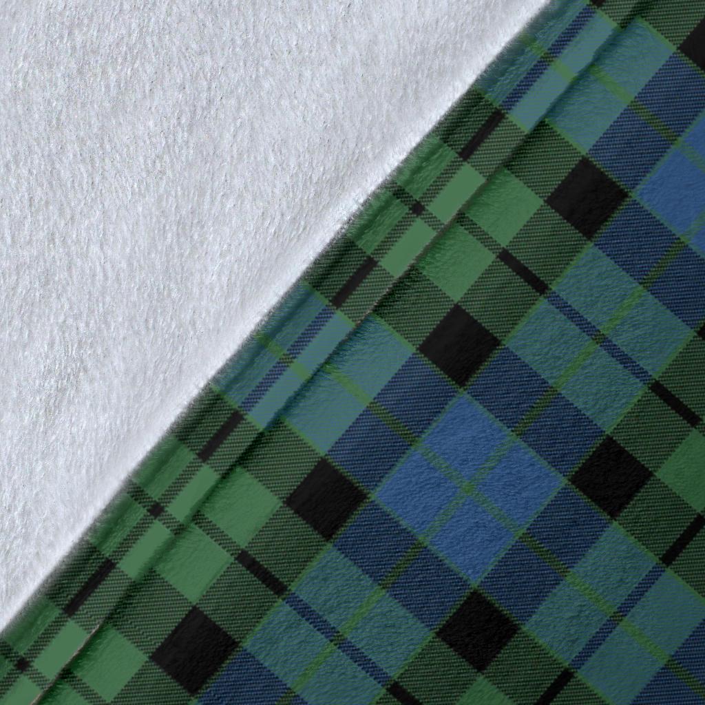 MacKay Ancient Tartan Crest Blanket Wave Style