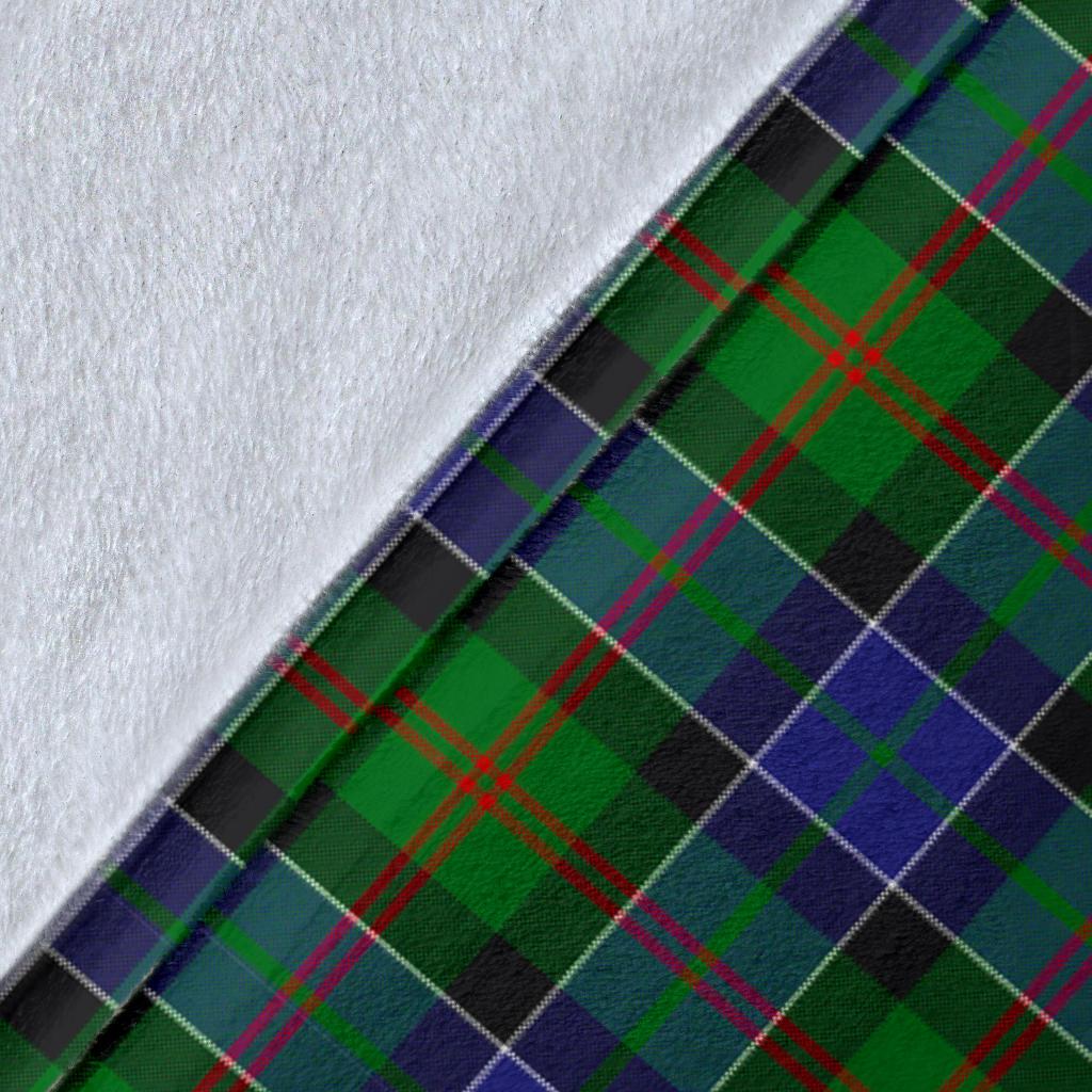 Paterson Family Tartan Crest Blanket - 3 Sizes