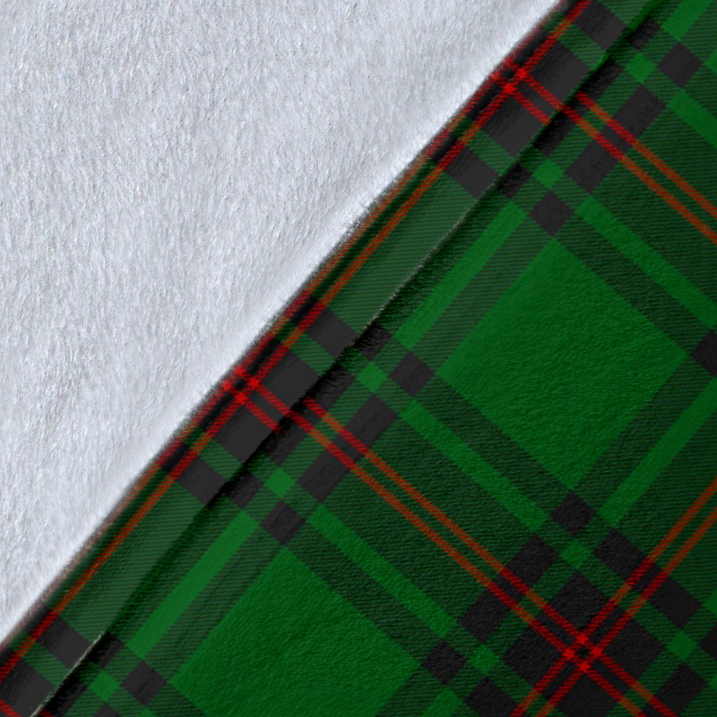 Kirkaldy Family Tartan Crest Blanket - 3 Sizes
