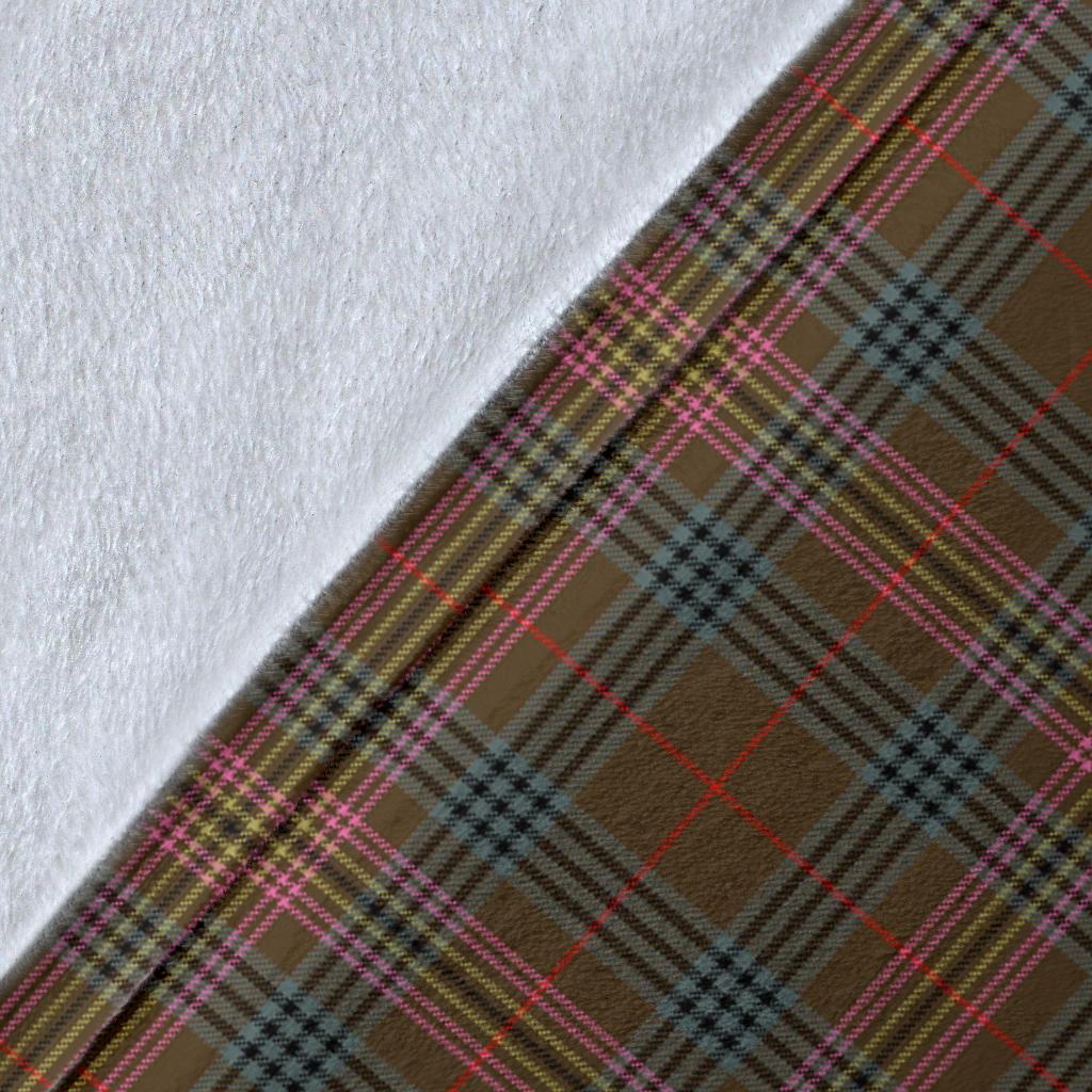 Kennedy Weathered Tartan Crest Blanket - 3 Sizes