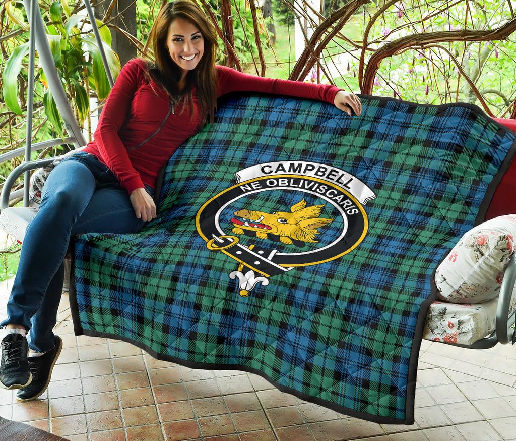 Campbell Ancient Family Tartan Quilt