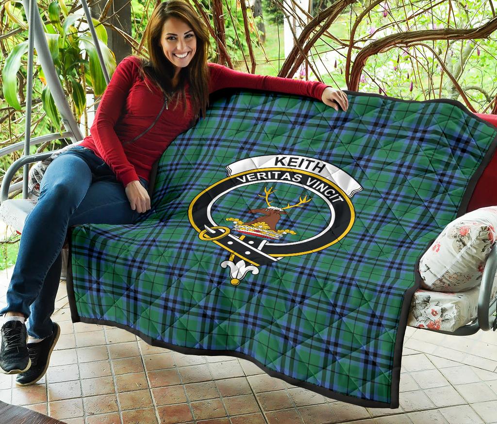 Keith Ancient Tartan Crest Quilt