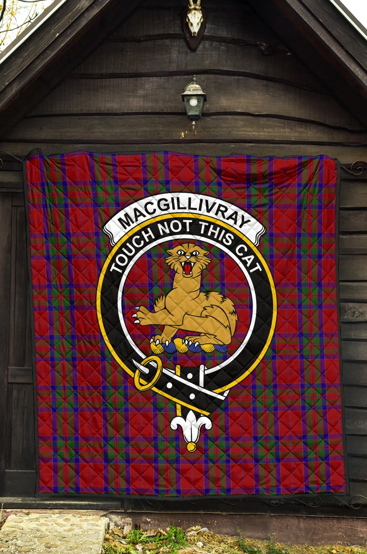 MacGillivray Tartan Crest Quilt - SP