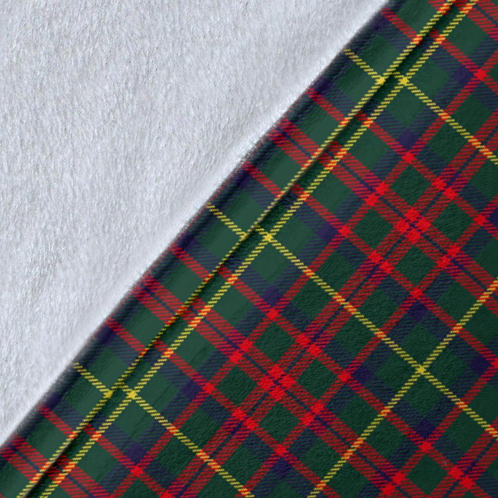 MacKintosh Hunting Modern Tartan Crest Blanket Wave Style