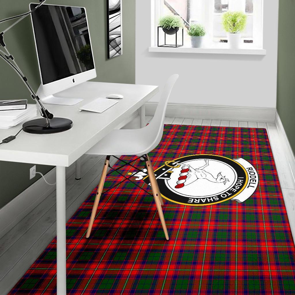 Riddell Tartan Crest Area Rug