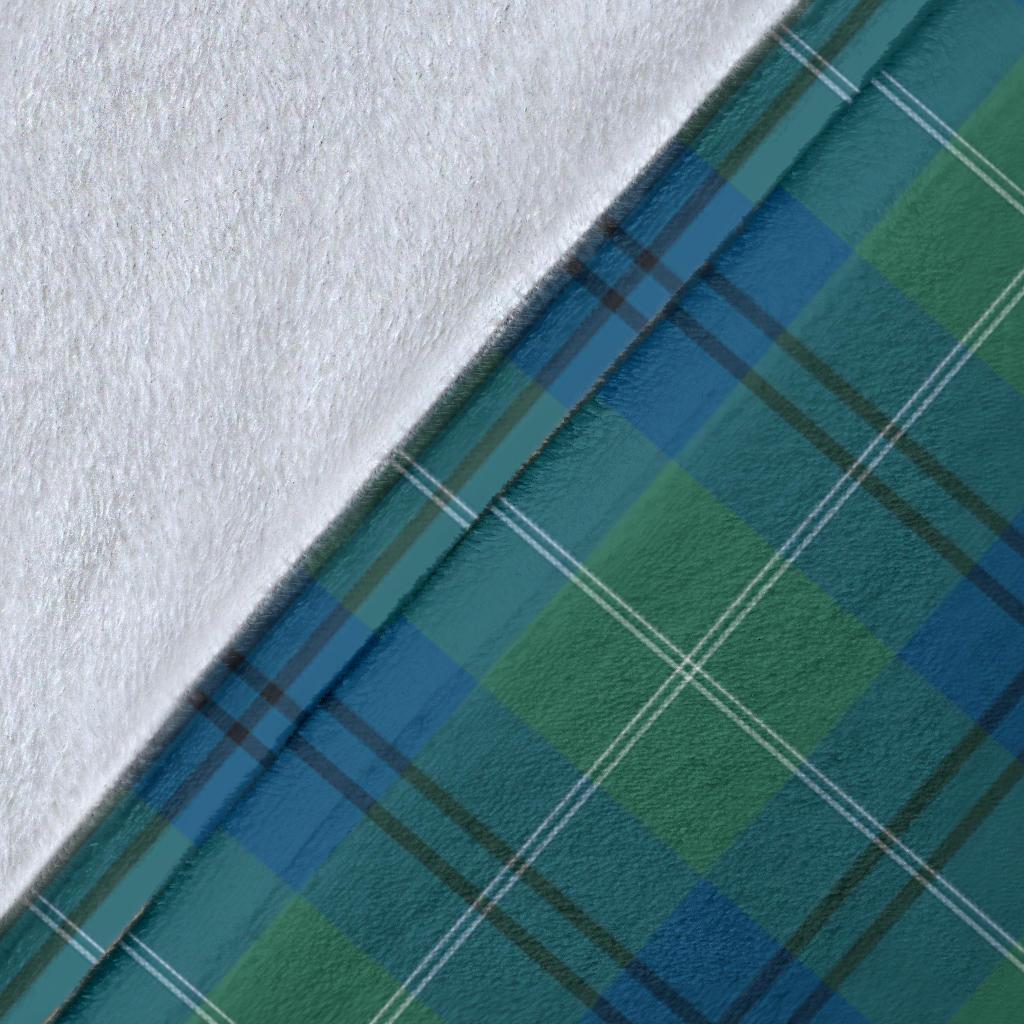 Oliphant Ancient Tartan Crest Blanket Wave Style