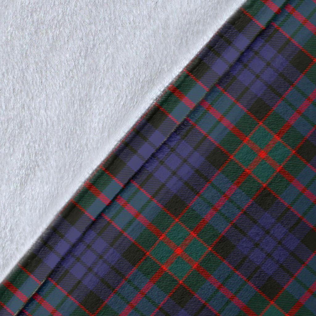 Fletcher of Dunans Tartan Crest Blanket Wave Style