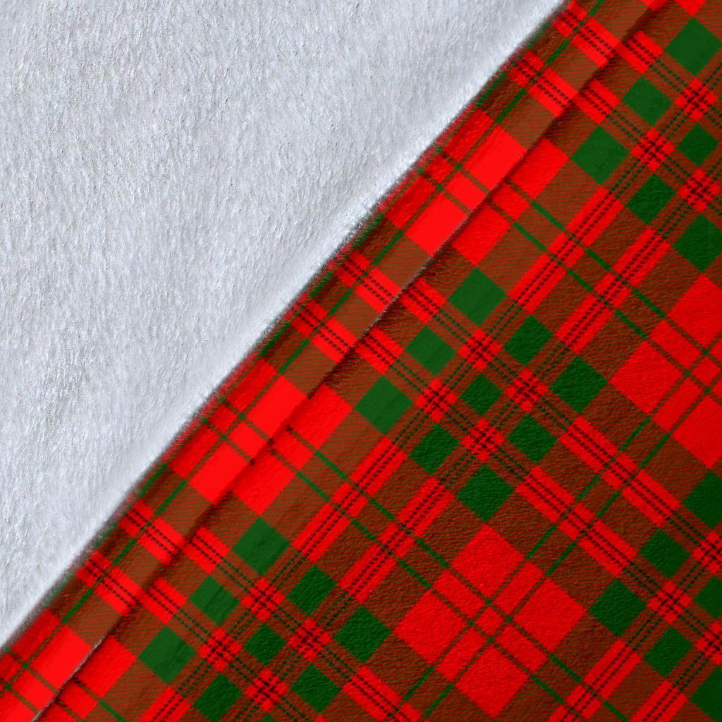 Livingstone Modern Tartan Crest Blanket Wave Style