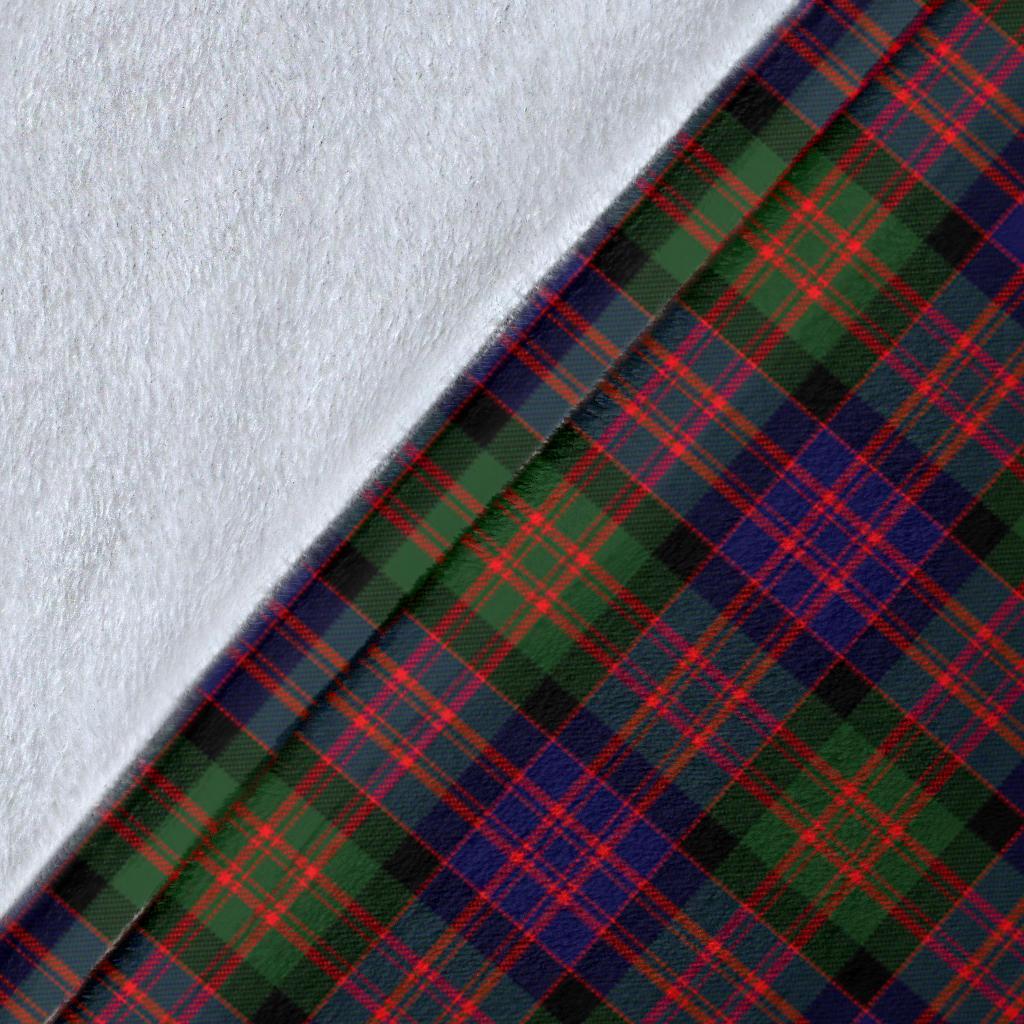 MacDonald Modern Tartan Crest Blanket Wave Style