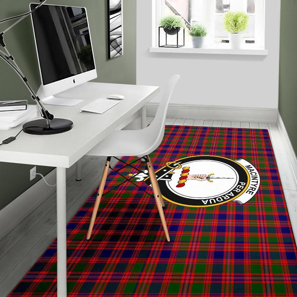Macintyre Tartan Crest Area Rug