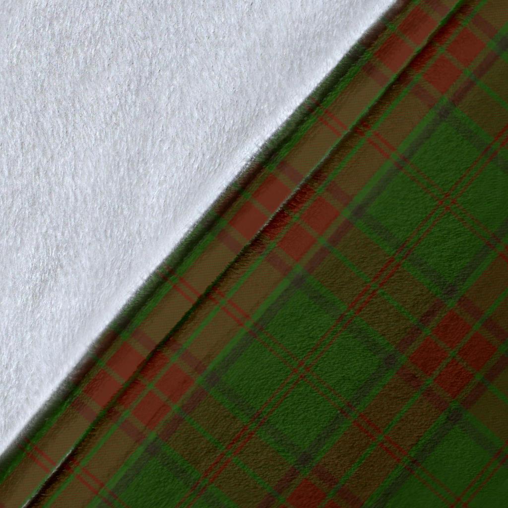 Maxwell Hunting Tartan Crest Blanket Wave Style