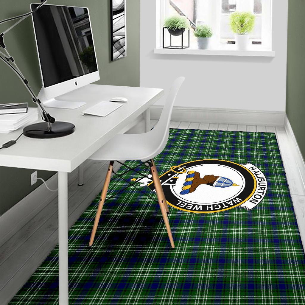 Haliburton Tartan Crest Area Rug