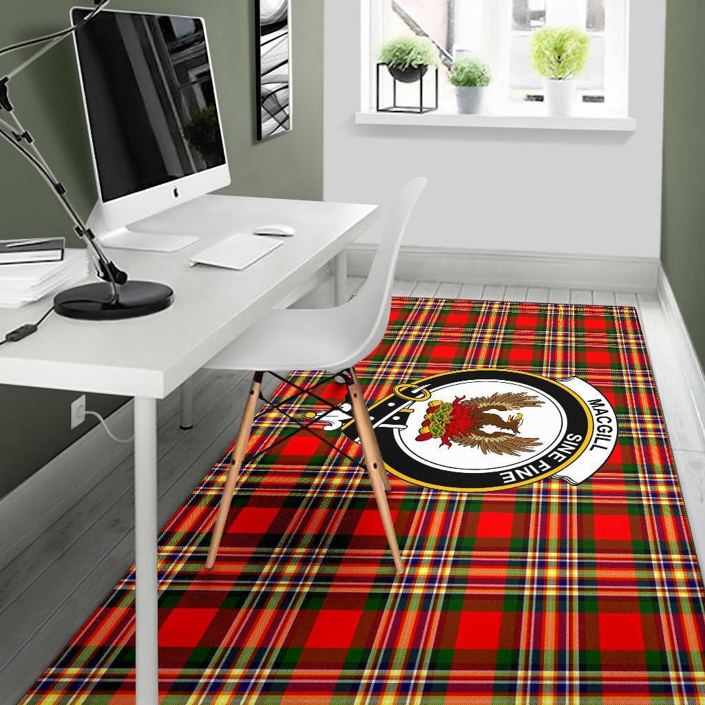 Macgill (Makgill) Tartan Crest Area Rug