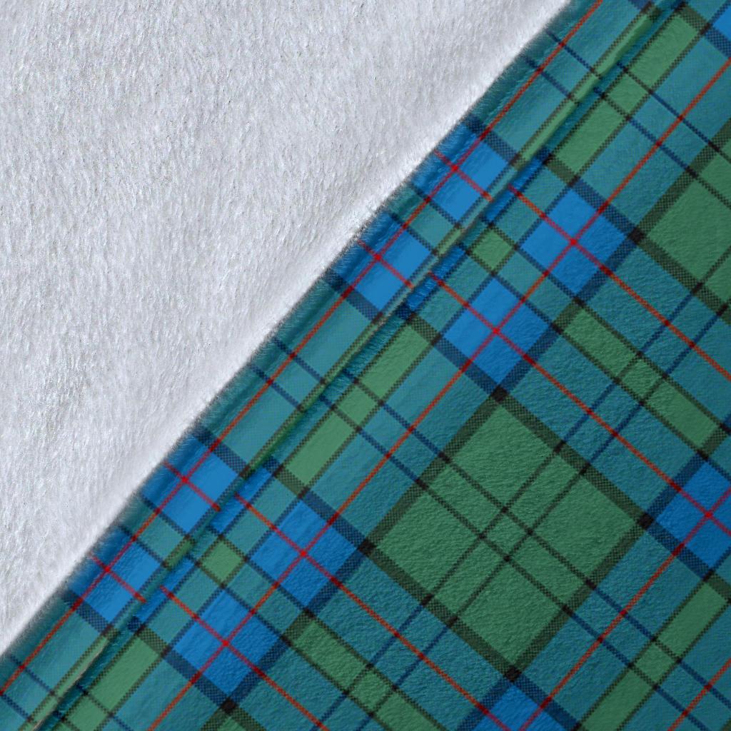 Lockhart Tartan Crest Blanket Wave Style