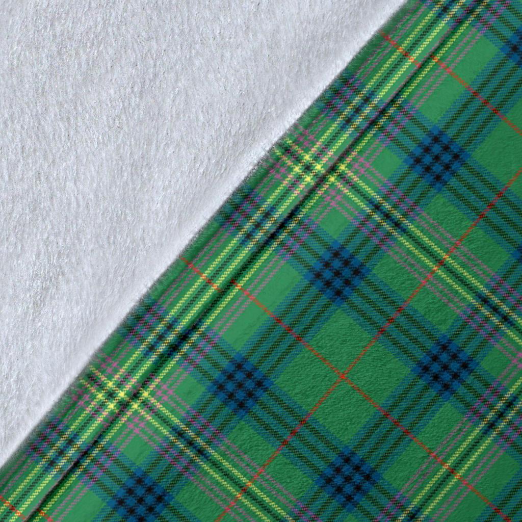 Kennedy Ancient Tartan Crest Blanket Wave Style