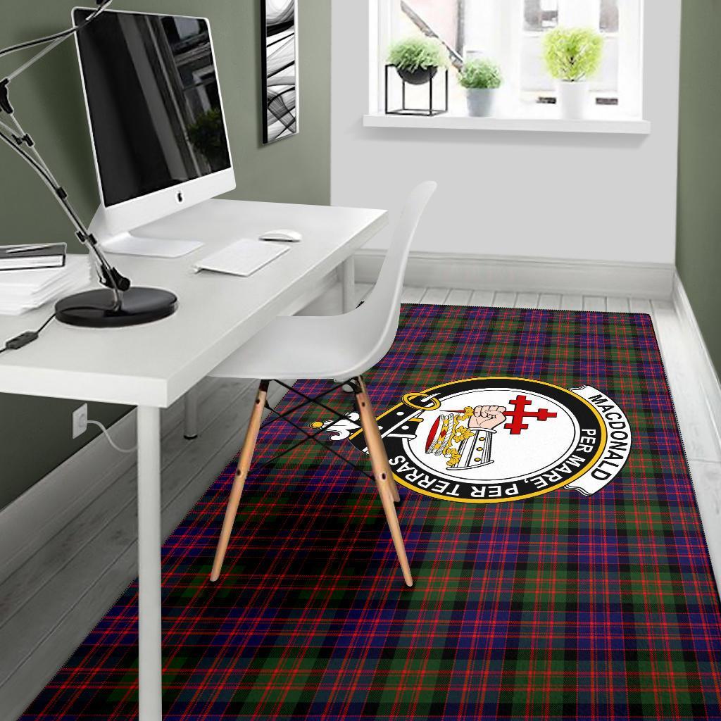 Macdonald (Clan Donald) Tartan Crest Area Rug