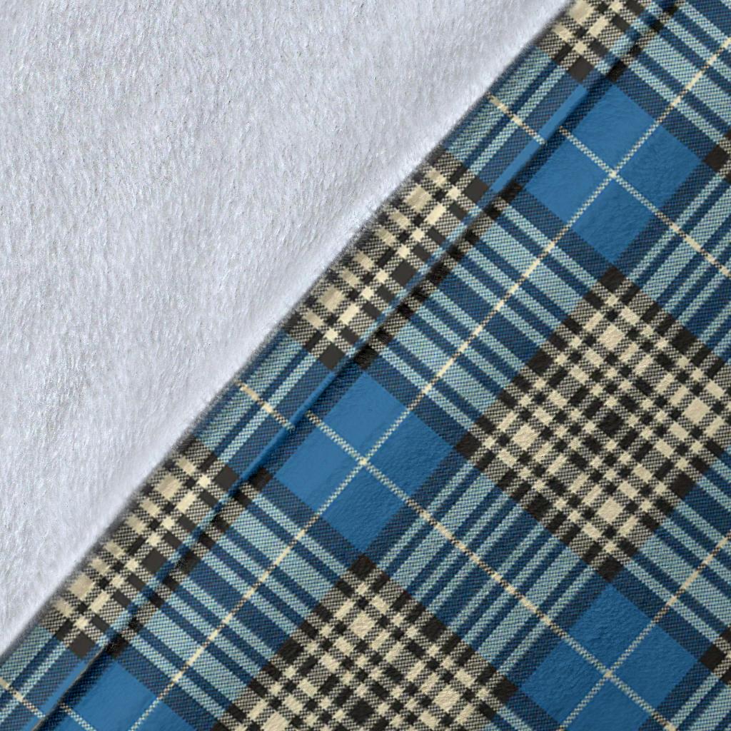 Napier Ancient Tartan Crest Blanket Wave Style