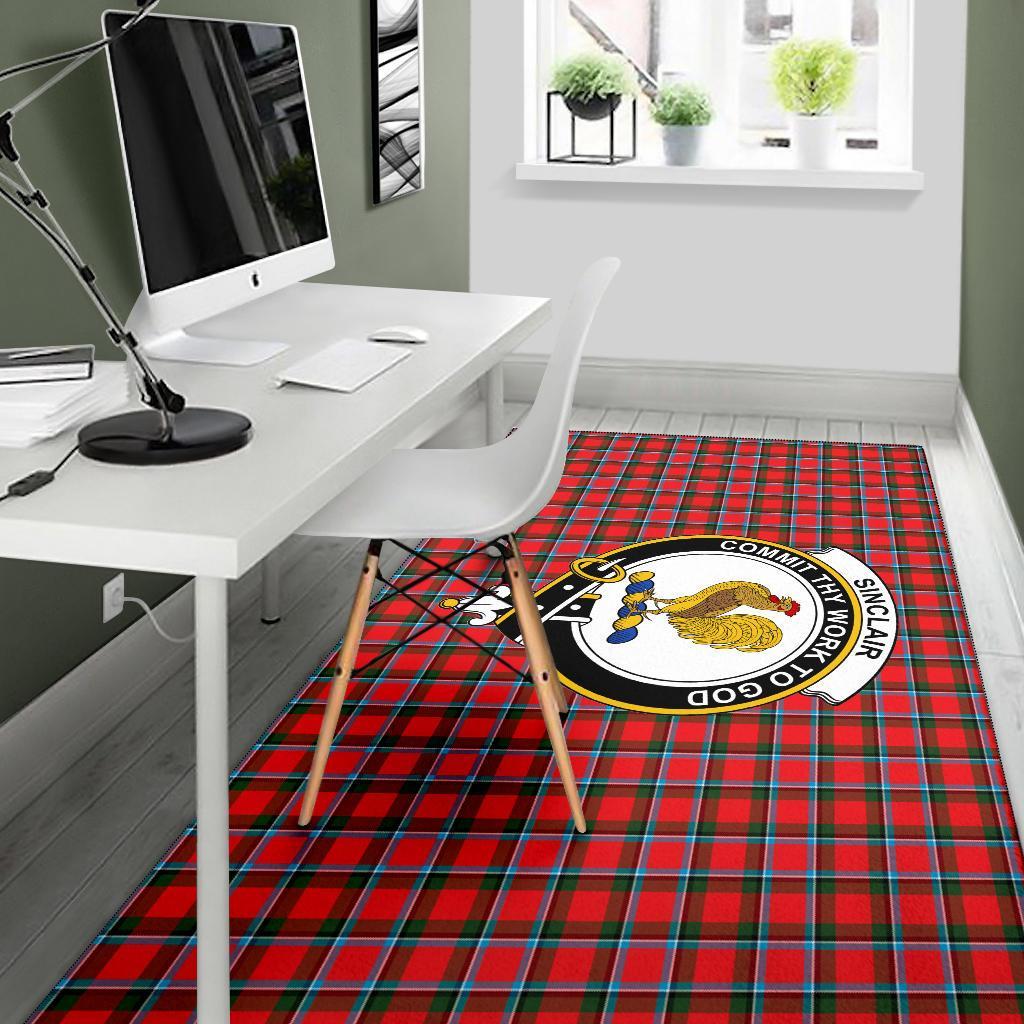 Sinclair Tartan Crest Area Rug