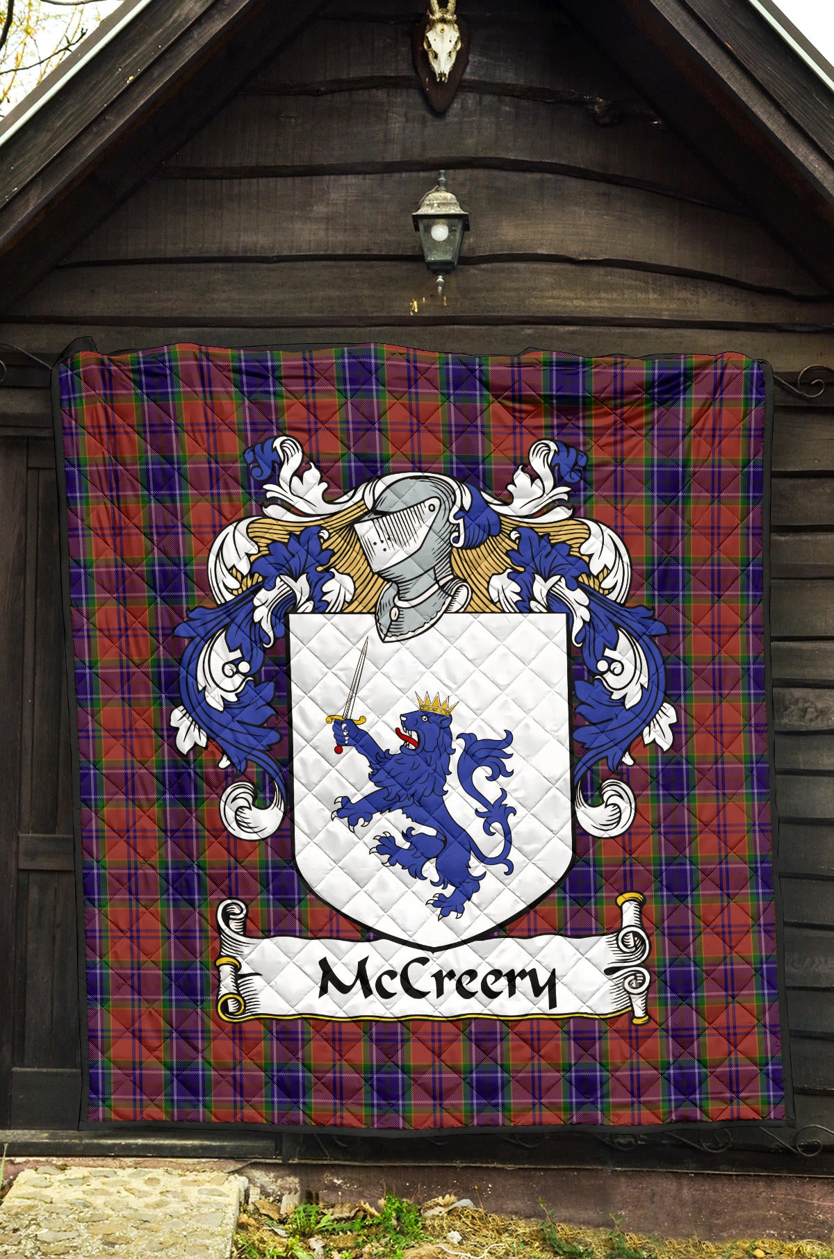 McCreery Tartan Crest Quilt - SP