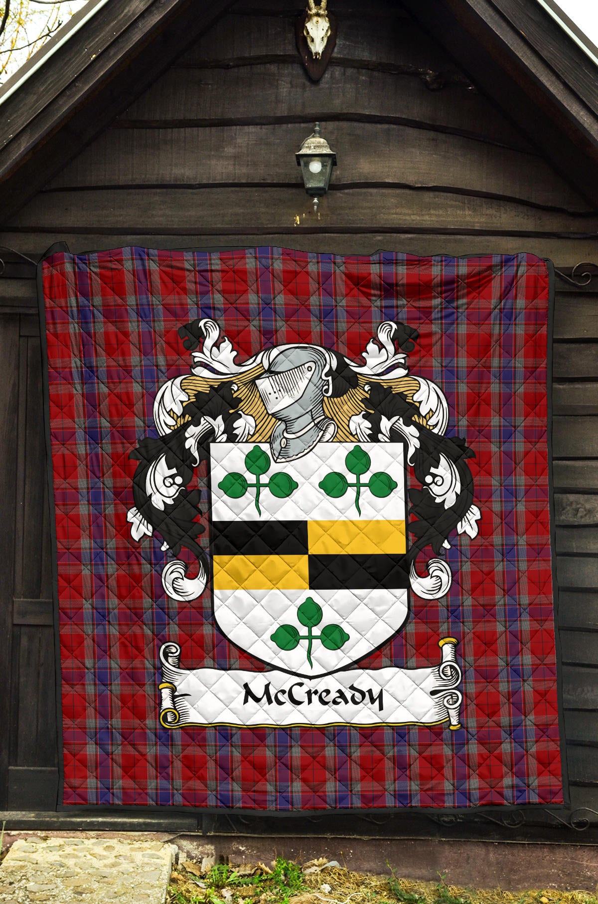 McCready Tartan Crest Quilt - SP