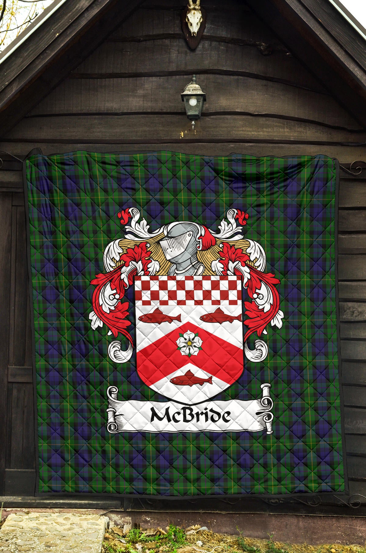 McBride Tartan Crest Quilt - SP