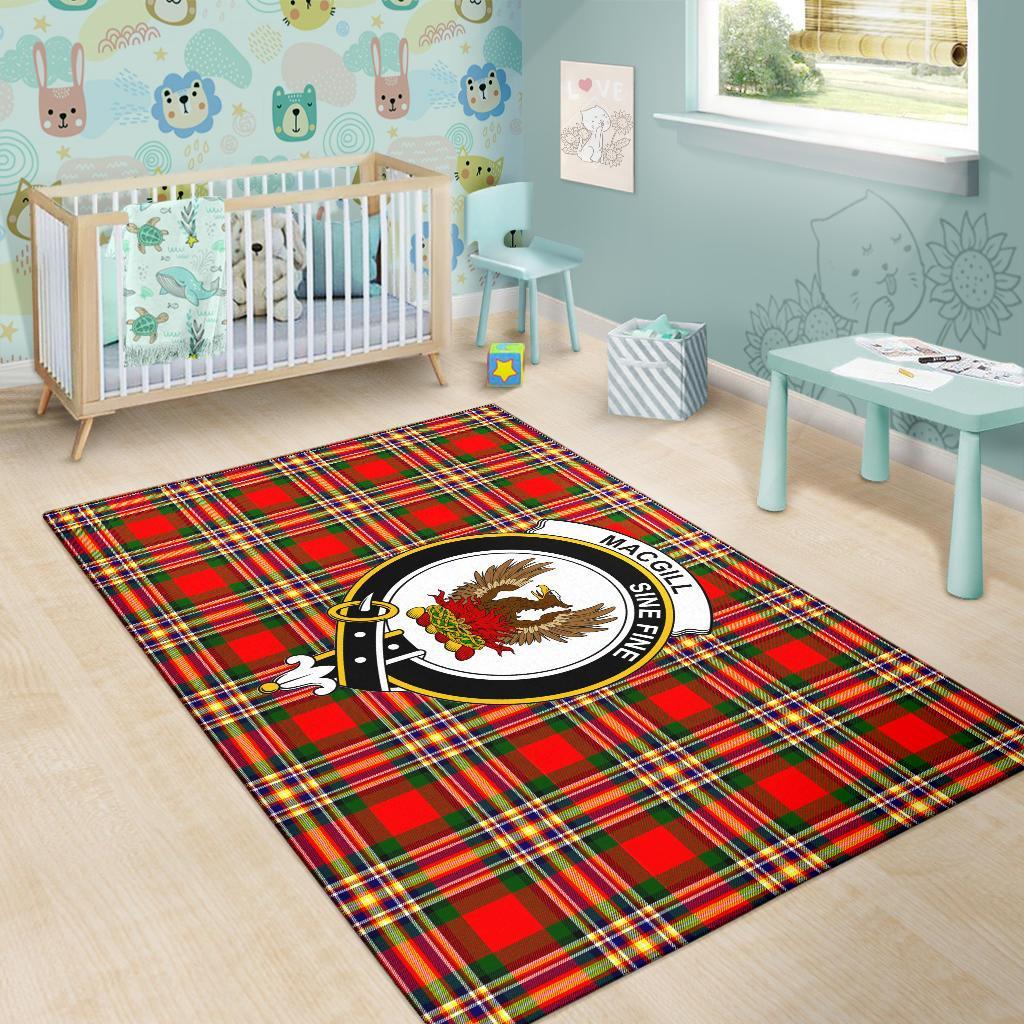 Macgill (Makgill) Tartan Crest Area Rug