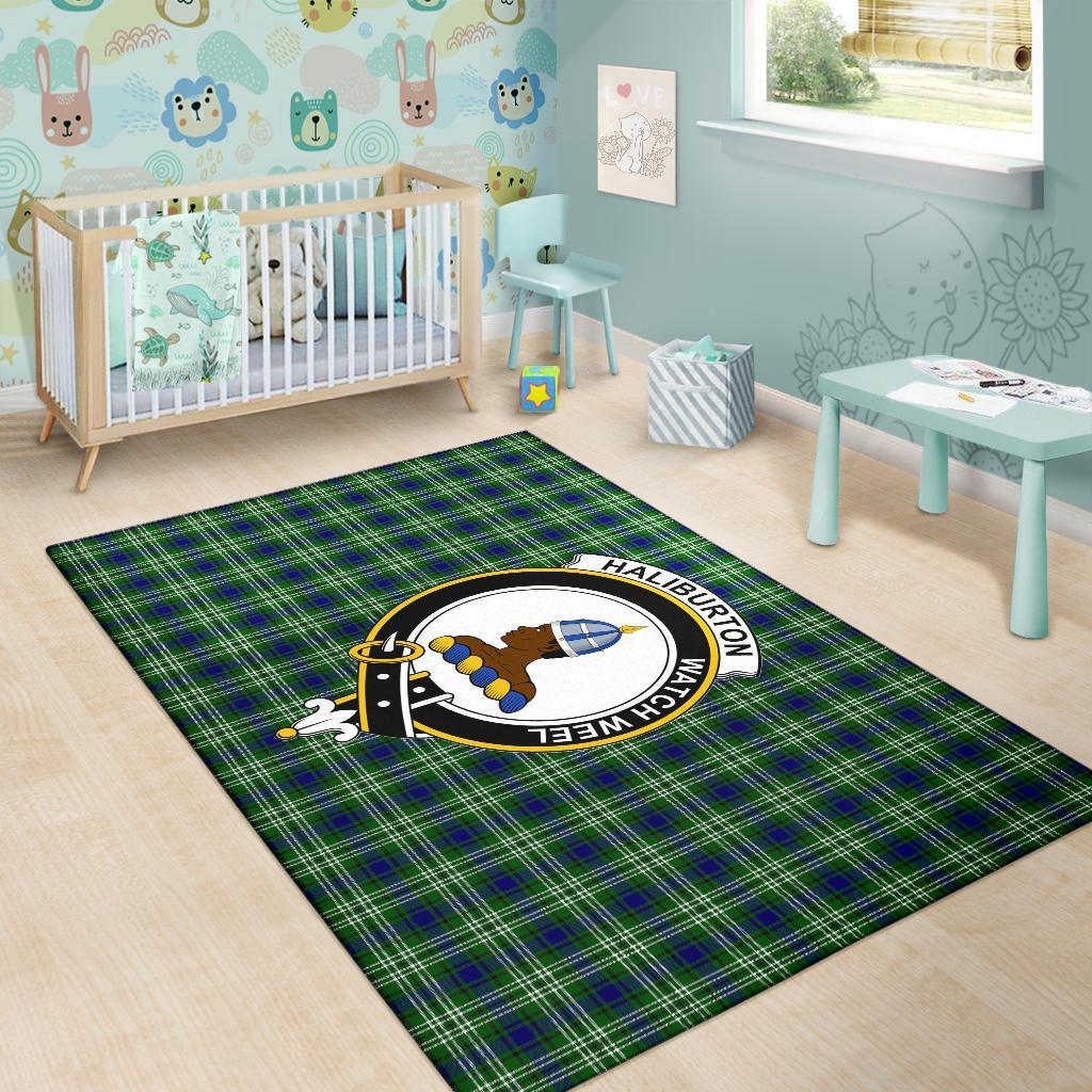 Haliburton Tartan Crest Area Rug