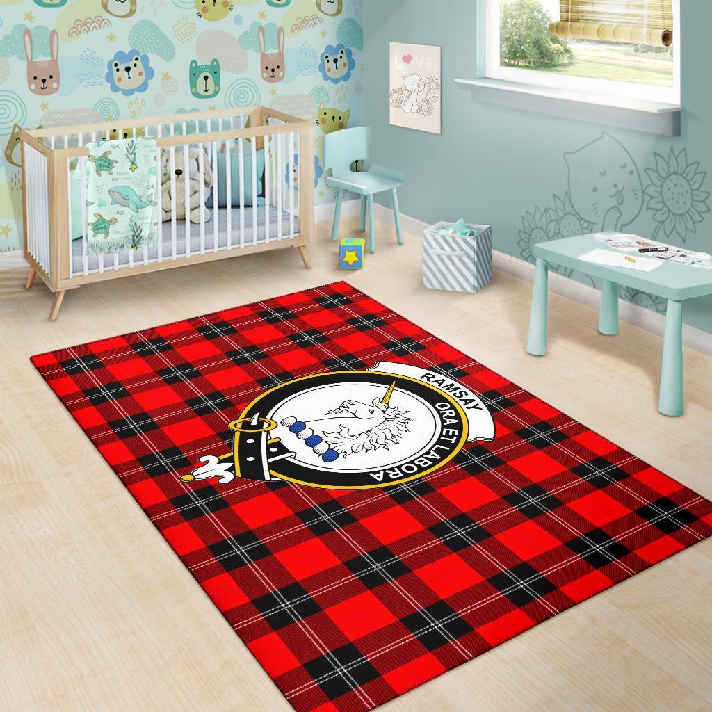 Ramsay Tartan Crest Area Rug
