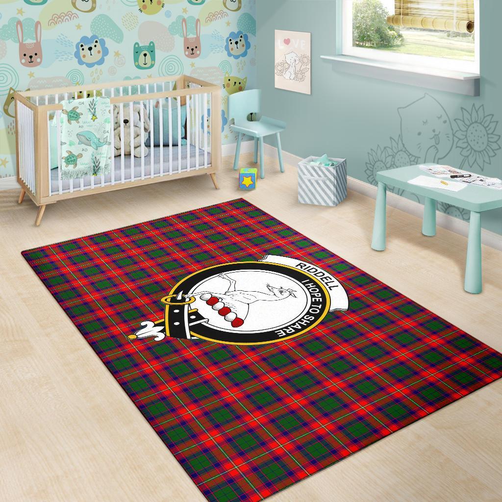 Riddell Tartan Crest Area Rug