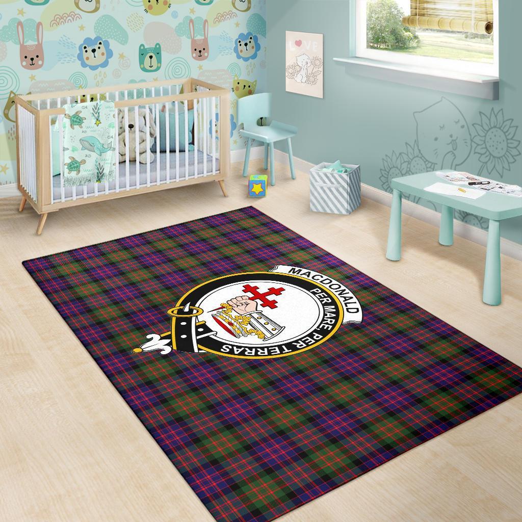 Macdonald (Clan Donald) Tartan Crest Area Rug