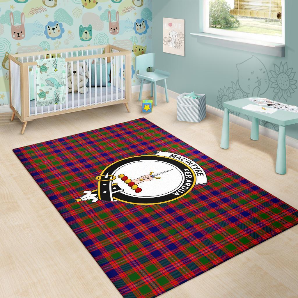 Macintyre Tartan Crest Area Rug