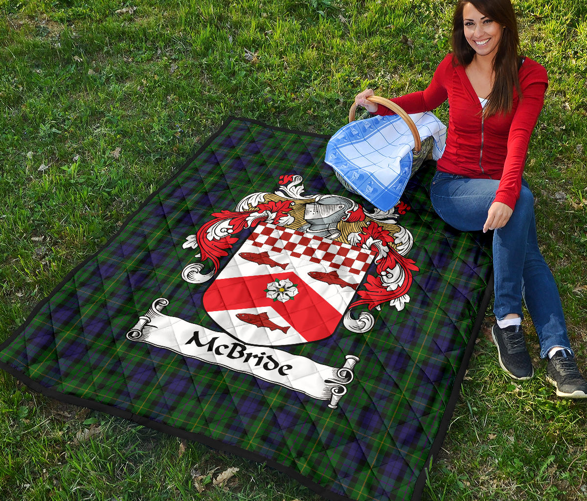 McBride Tartan Crest Quilt - SP