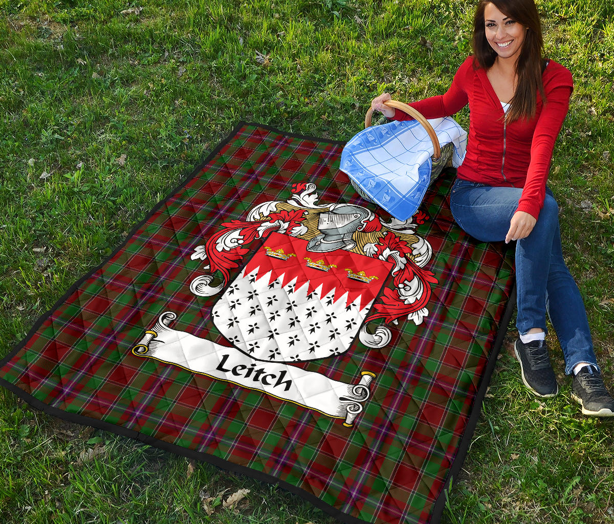 Leitch Crest Tartan Quilt - SP