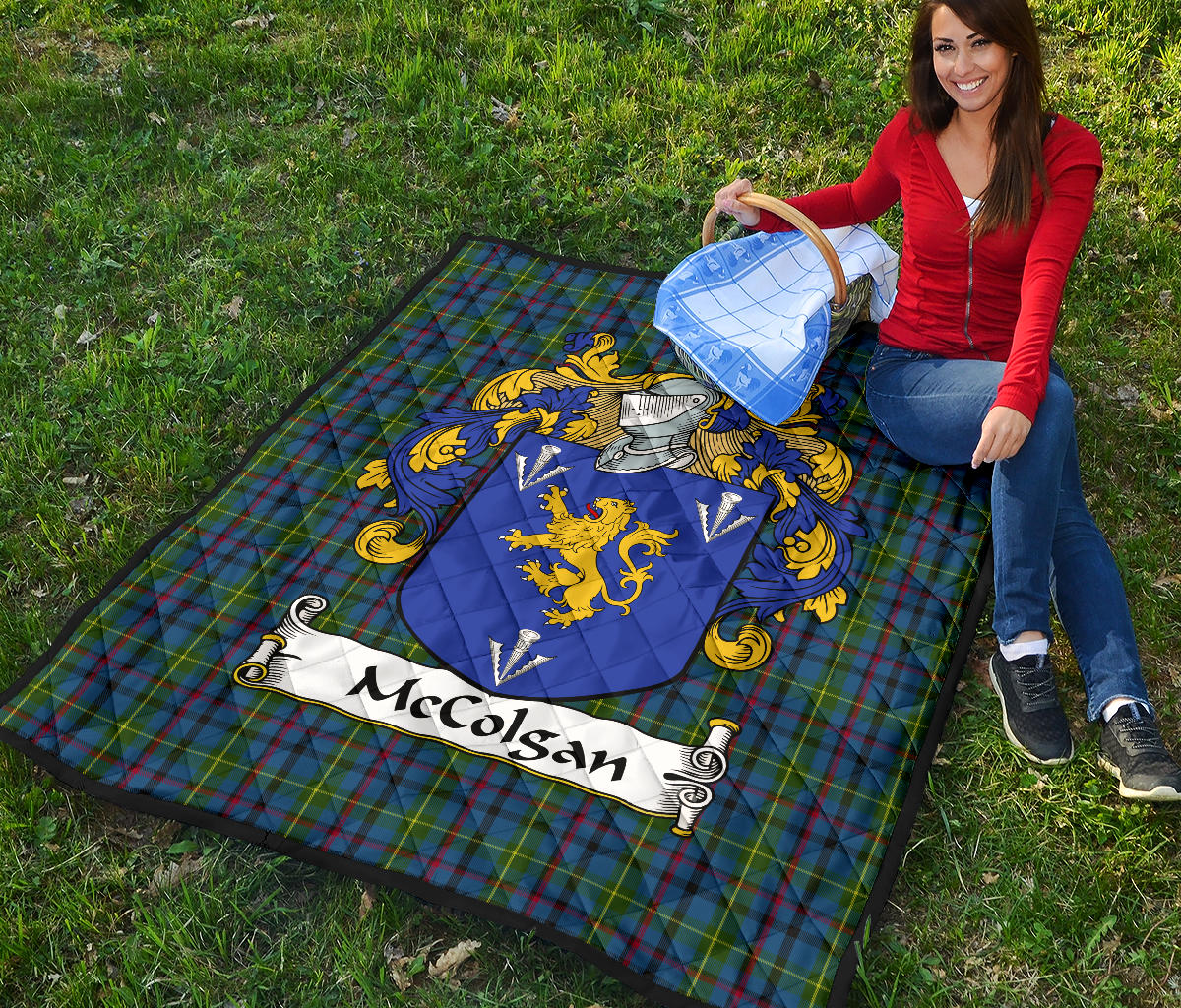 McColgan Tartan Crest Quilt