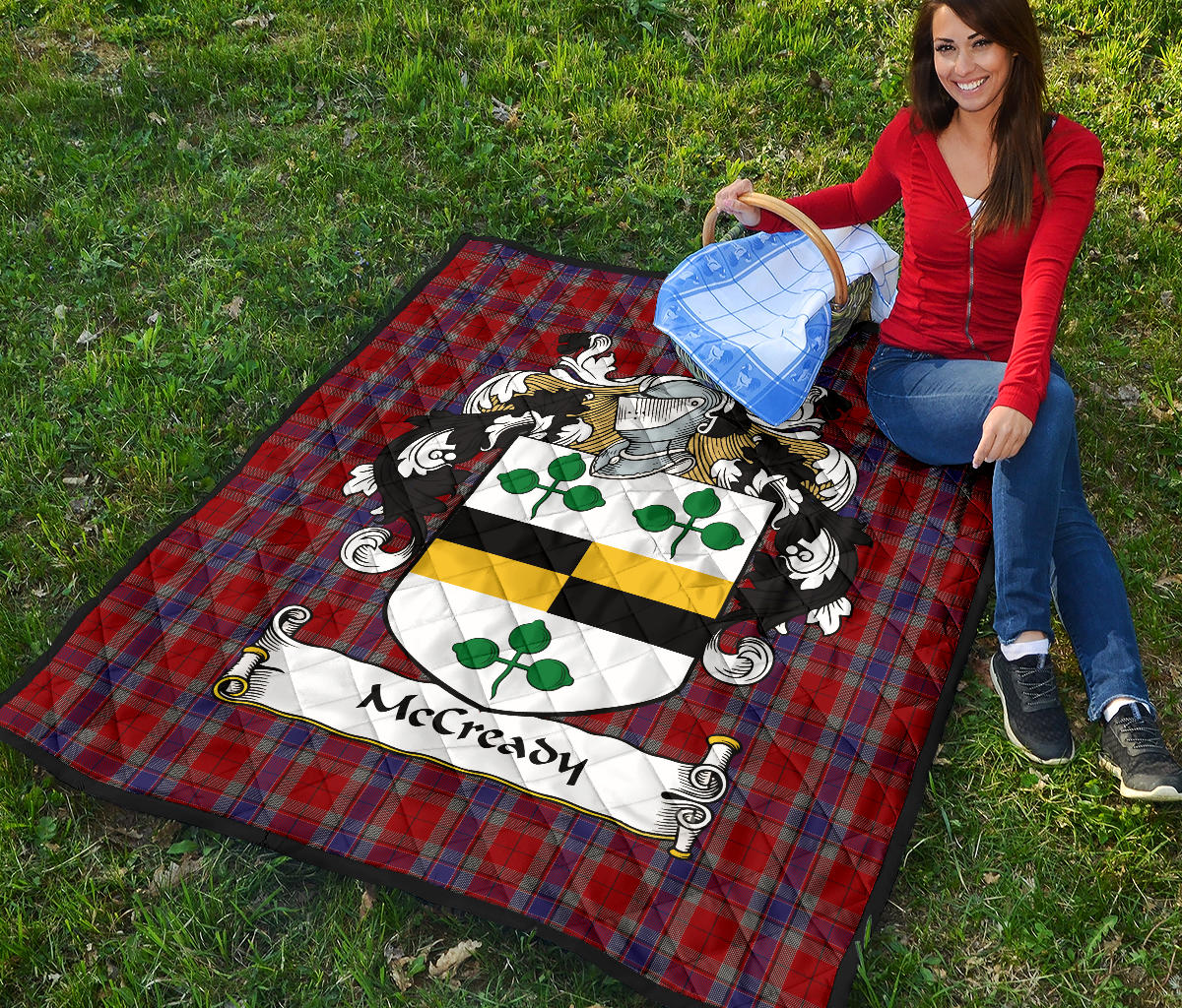 McCready Tartan Crest Quilt - SP