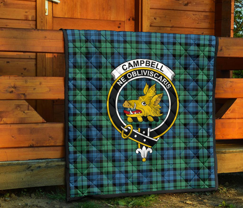 Campbell Ancient Family Tartan Quilt