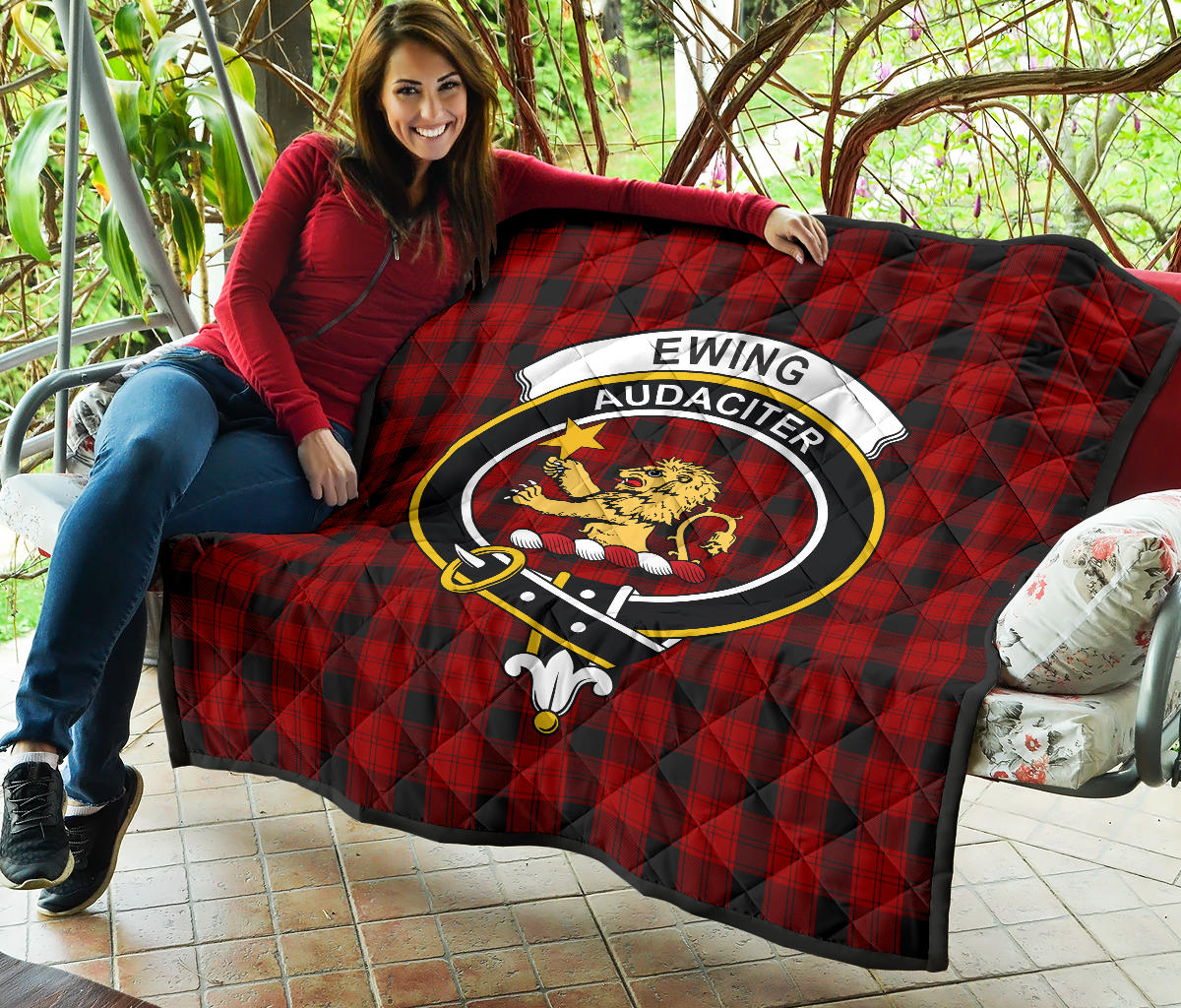 Ewing Tartan Crest Quilt - SP