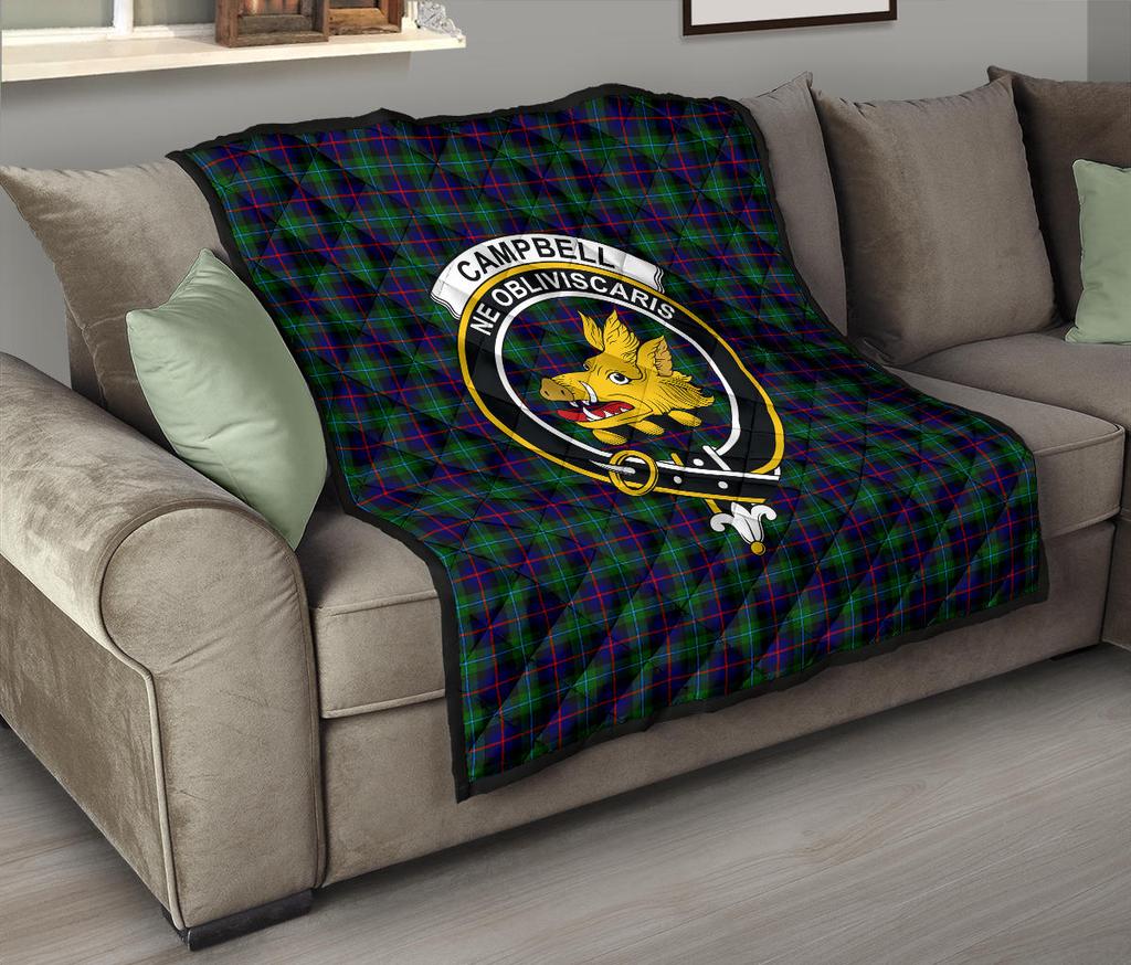 Campbell of Cawdor Family Modern Tartan Quilt