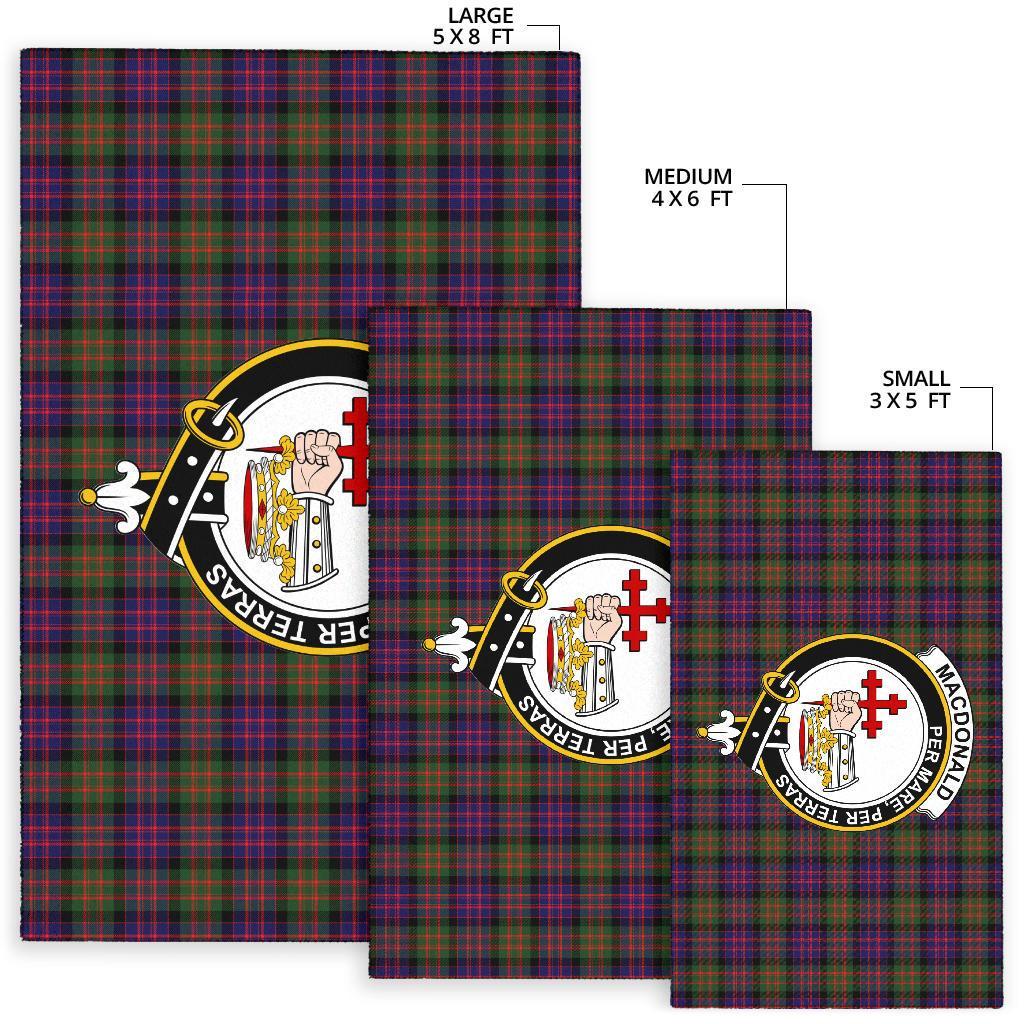 Macdonald (Clan Donald) Tartan Crest Area Rug